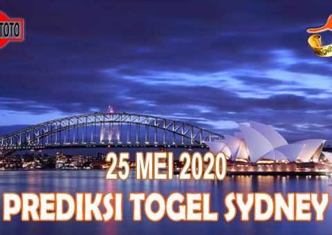 Prediksi Togel Sydney Hari Ini 25 Mei 2020