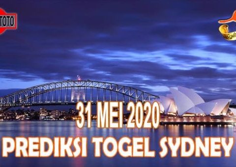 Prediksi Togel Sydney Hari Ini 31 Mei 2020