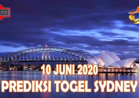 Prediksi Togel Sydney Hari Ini 10 Juni 2020