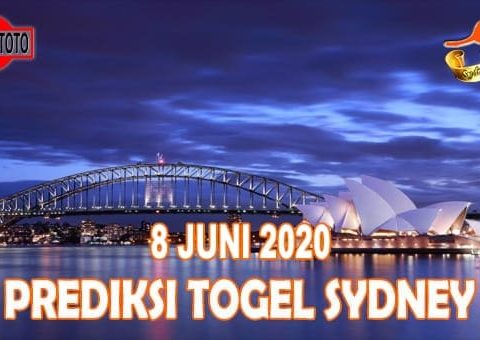 Prediksi Togel Sydney Hari Ini 8 Juni 2020
