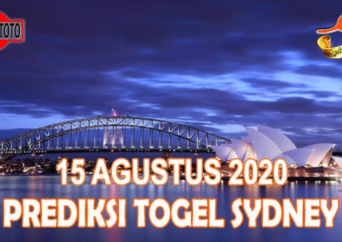 Prediksi Togel Sydney Hari Ini 15 Agustus 2020