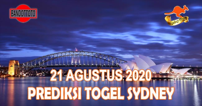Prediksi Togel Sydney Hari Ini 21 Agustus 2020