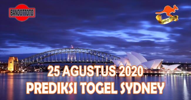 Prediksi Togel Sydney Hari Ini 25 Agustus 2020