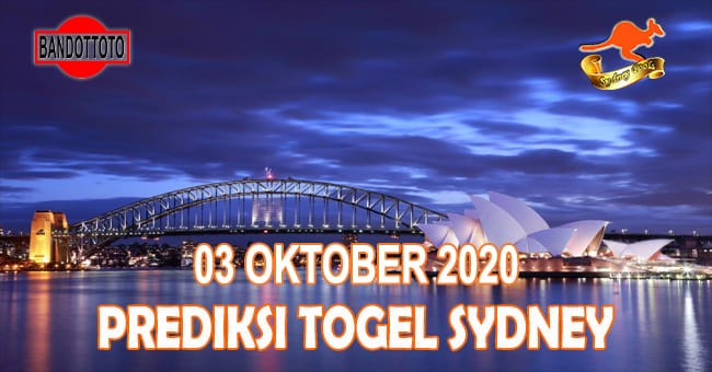 Prediksi Togel Sydney Hari Ini 3 Oktober 2020