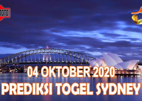 Prediksi Togel Sydney Hari Ini 4 Oktober 2020
