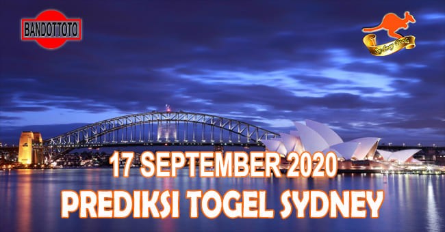 Prediksi Togel Sydney Hari Ini 17 September 2020