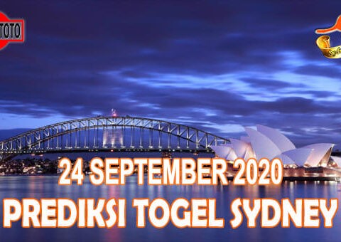 Prediksi Togel Sydney Hari Ini 24 September 2020