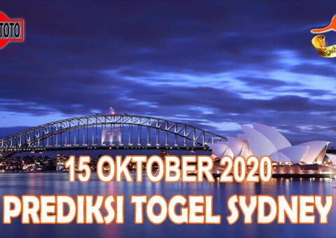 Prediksi Togel Sydney Hari Ini 15 Oktober 2020