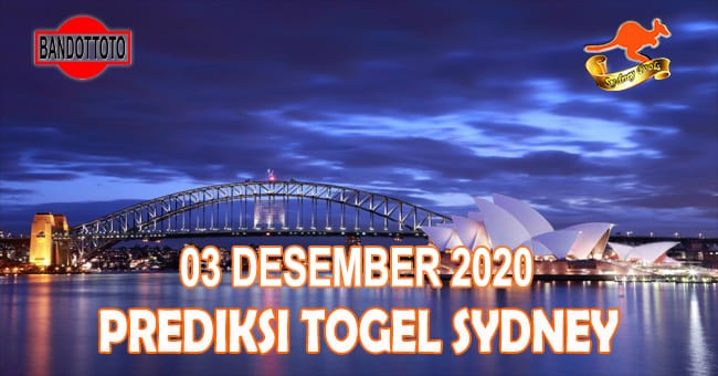 Prediksi Togel Sydney Hari Ini 03 Desember 2020