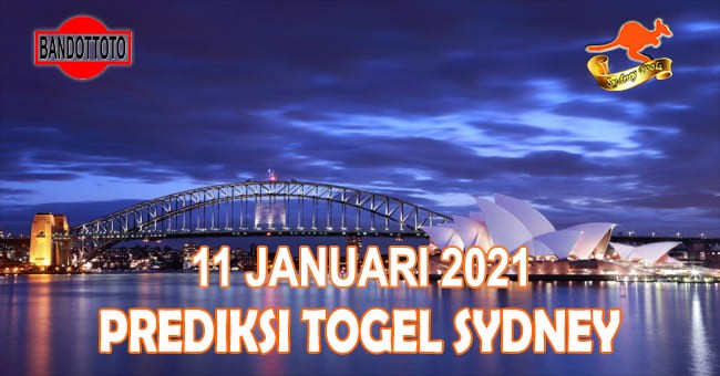 Prediksi Togel Sydney Hari Ini 11 Januari 2021