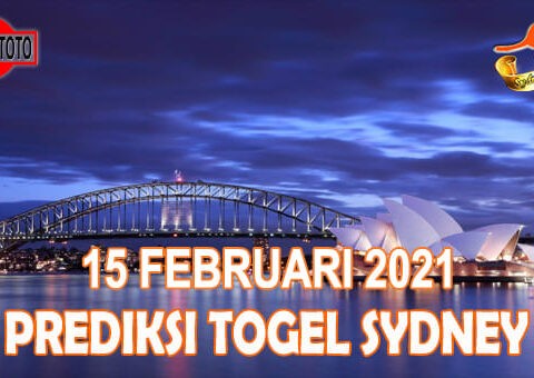 Prediksi Togel Sydney Hari Ini 15 Februari 2021