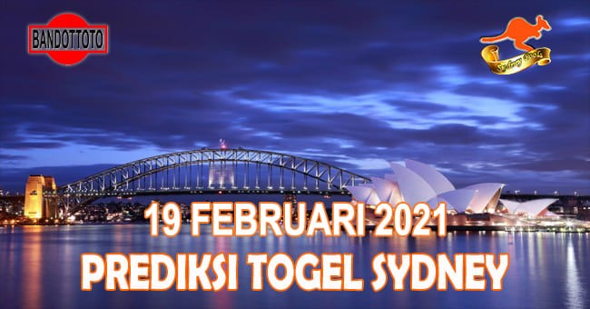 Prediksi Togel Sydney Hari Ini 19 Februari 2021