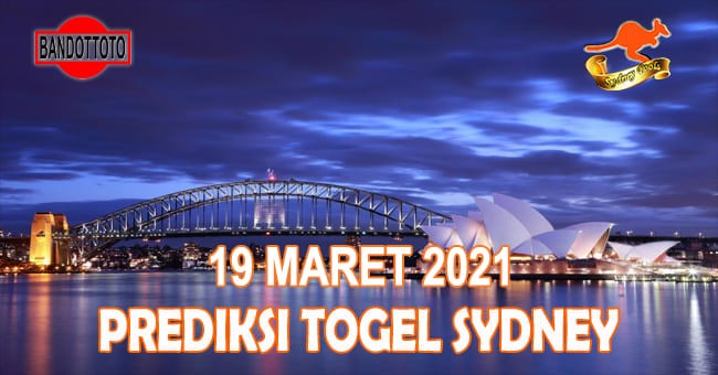 Prediksi Togel Sydney Hari Ini 19 Maret 2021